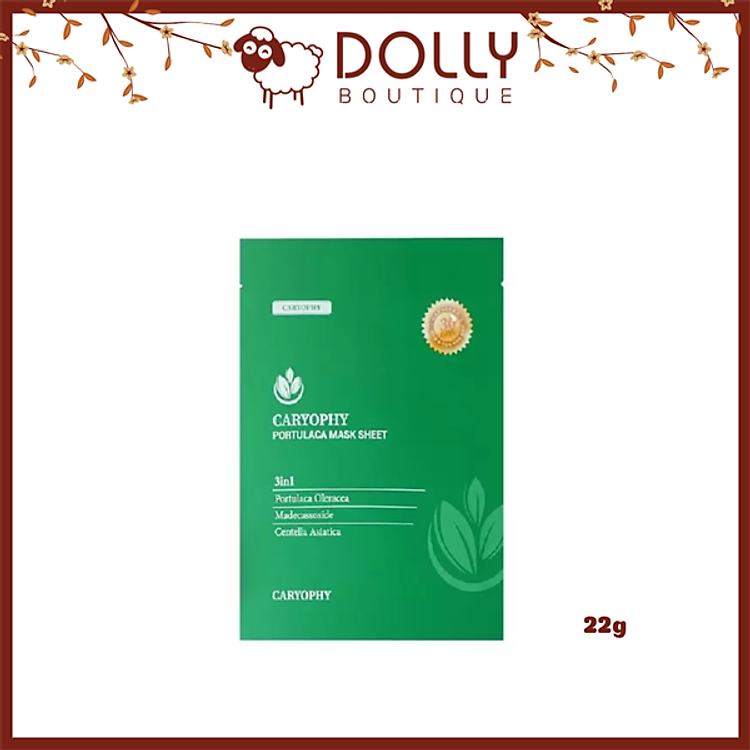 Mặt Nạ Giấy Caryophy Portulaca Mask 22g