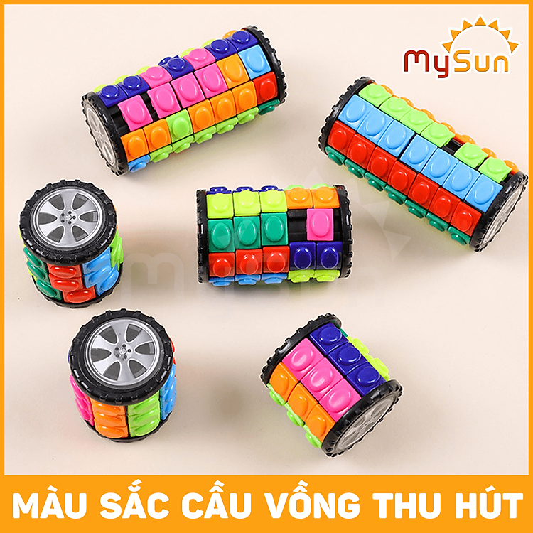 Rubik Bánh xe 2 tầng MySun Chính hãng Ưu đãi - Hình ảnh 5