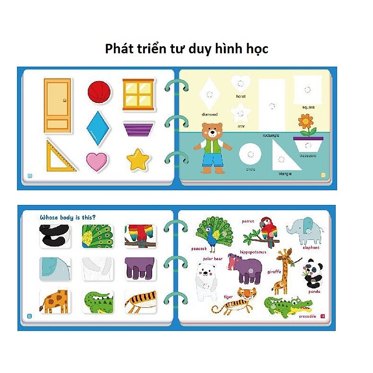 Bộ bóc dán thông minh cho bé Chính hãng Tiết kiệm - Hình ảnh 4