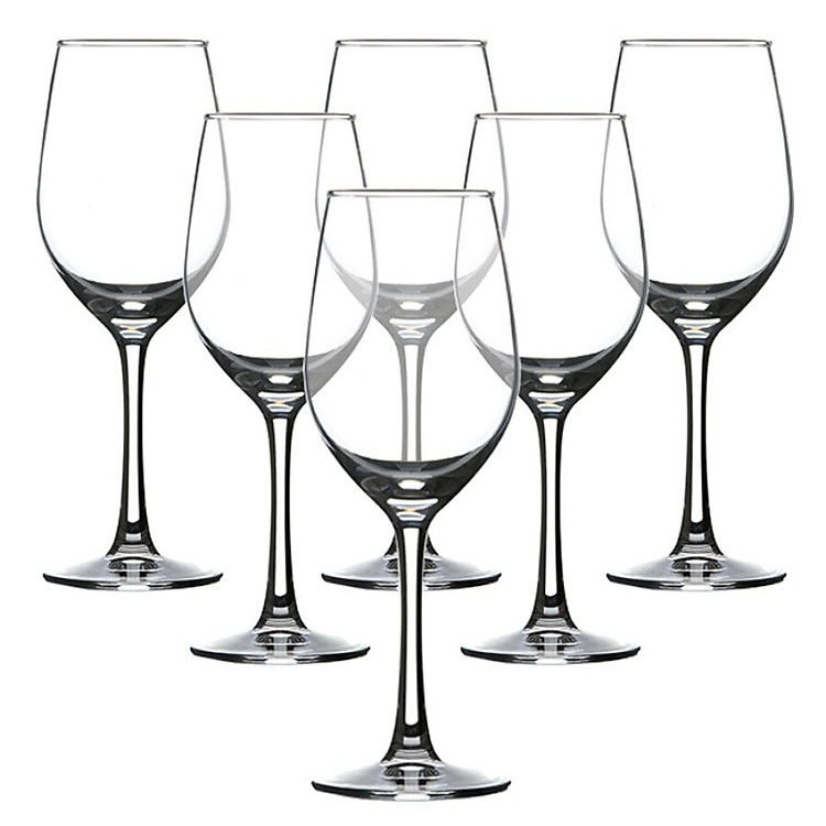 Bộ 6 Ly Thủy Tinh Uống Rượu Vang Green Apple (350ml)