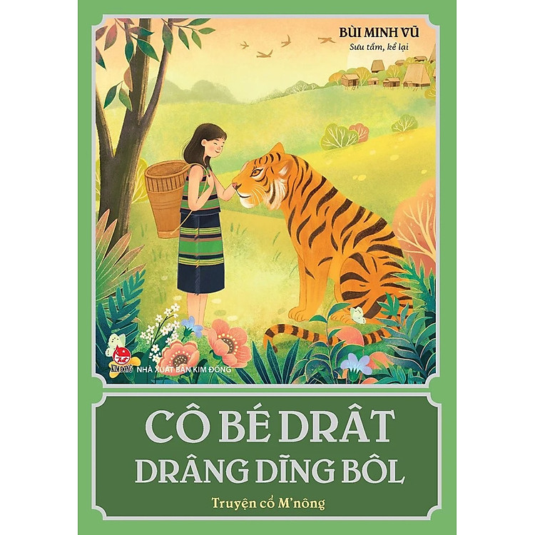 Sách - Cô bé Drât Drâng Dĩng Bôl (truyện cổ M'nông)