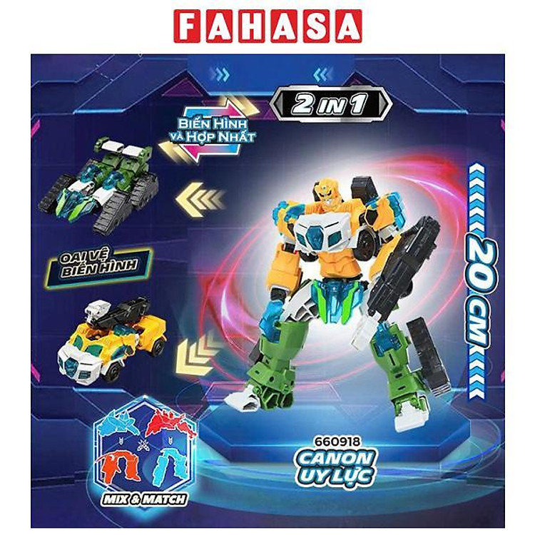 Đồ Chơi Robot Cannon Uy Lực Biến Hình Và Hợp Nhất 2 Trong 1 - Glory Alliance 660918