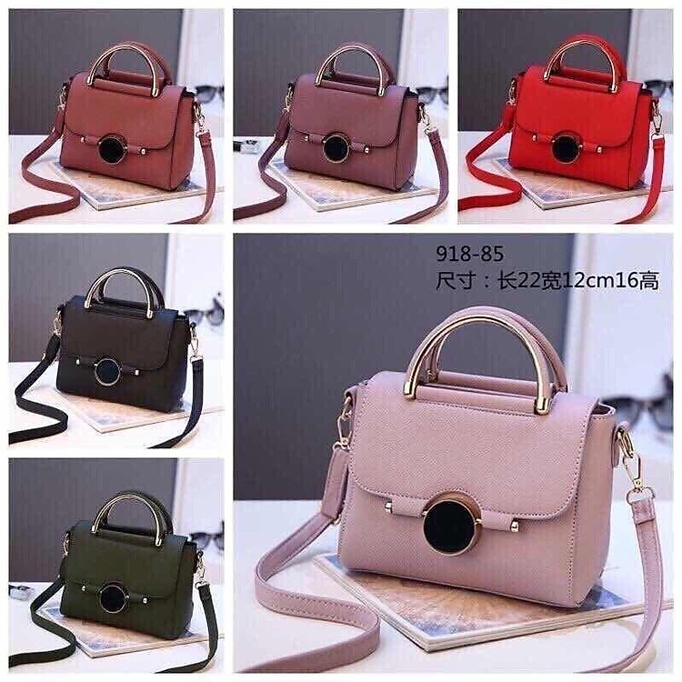 TÚI NỮ ĐEO CHÉO TTS 120 (KHÓA TRÒN ĐEN)