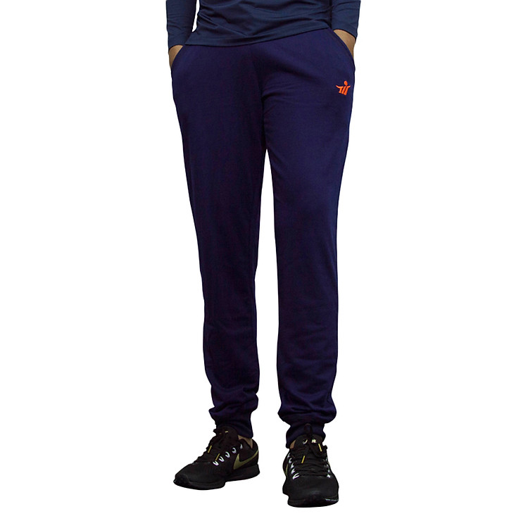 Quần Jogger Xanh Dương Logo Cam M17 71400002