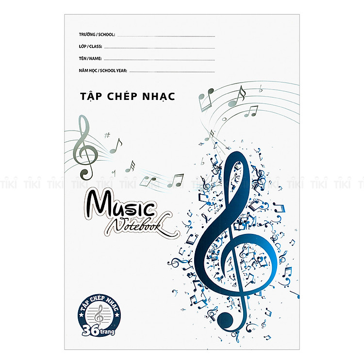 Sách Tập Chép Nhạc (Màu Trắng)