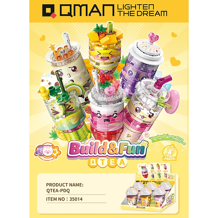 Đồ chơi xếp hình 6 in 1 Qman Chính hãng Giá tốt - Hình ảnh 3