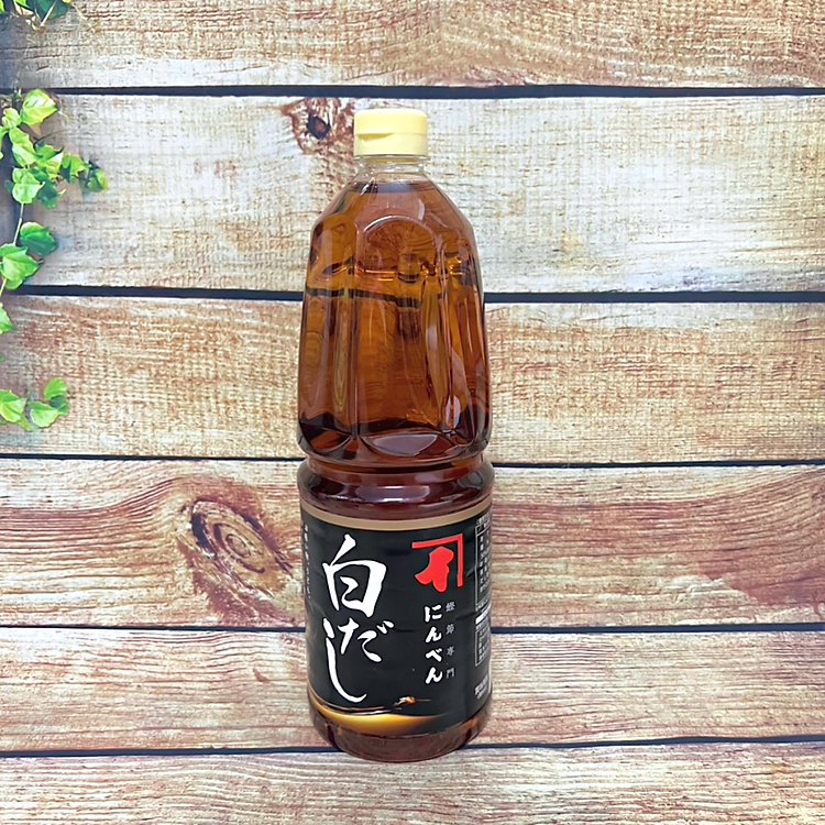 Nước Dùng Dashi Nhật Bản (Ninben) 1.8 Lít - Shiro Dashi - Nấu súp Udon, Oden, trứng Chawanmushi