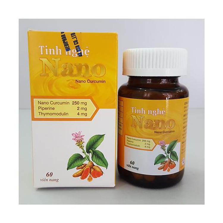 Thực phẩm chức năng Tinh Nghệ Nano MDP - Hộp 60 viên