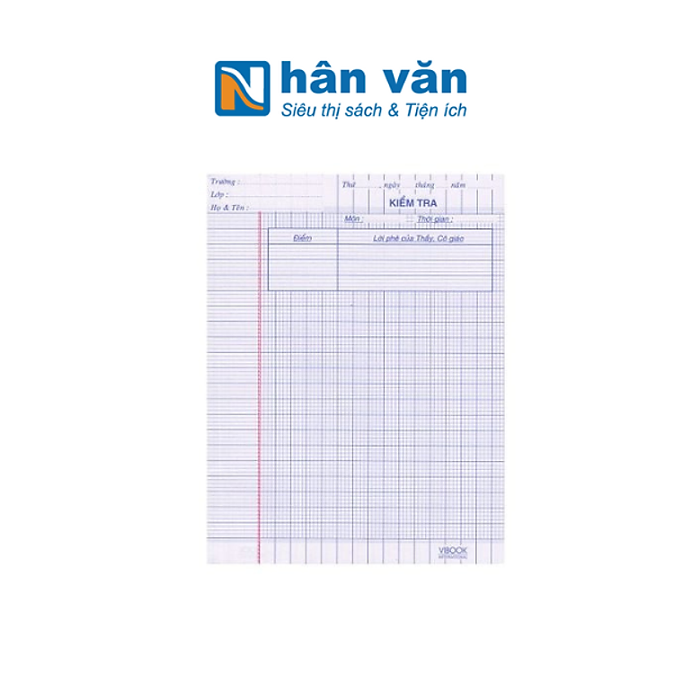 Giấy Kiểm Tra VIBOOK KT08 (20 tờ)