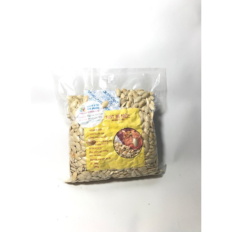 Hạt bí nếp rang sẵn 500 gram/túi