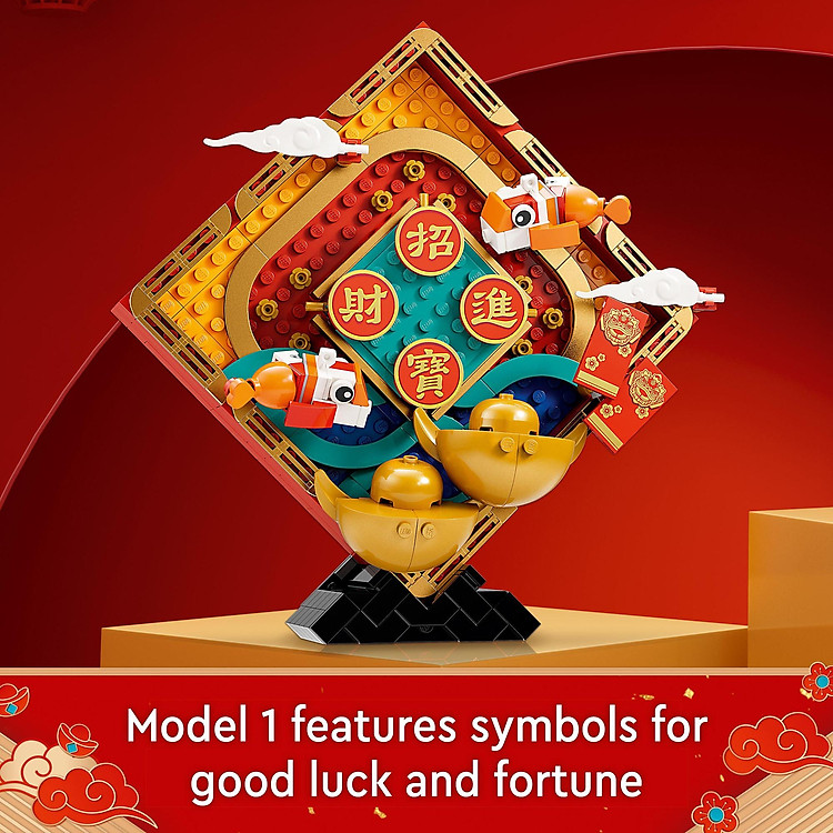 LEGO 80110 Khung Tranh Năm Mới Chính hãng Giá rẻ - Hình ảnh 3