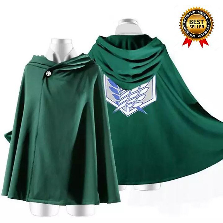 SALE 50% - Mẫu áo choàng cosplay Attack on titan độc đẹp cực ngầu