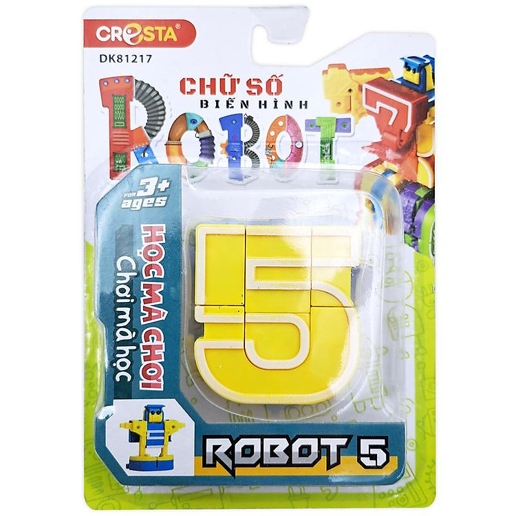 Mua Đồ Chơi Lắp Ráp Robot Chữ Số 5 Chính hãng Tiết kiệm - Hình ảnh 3