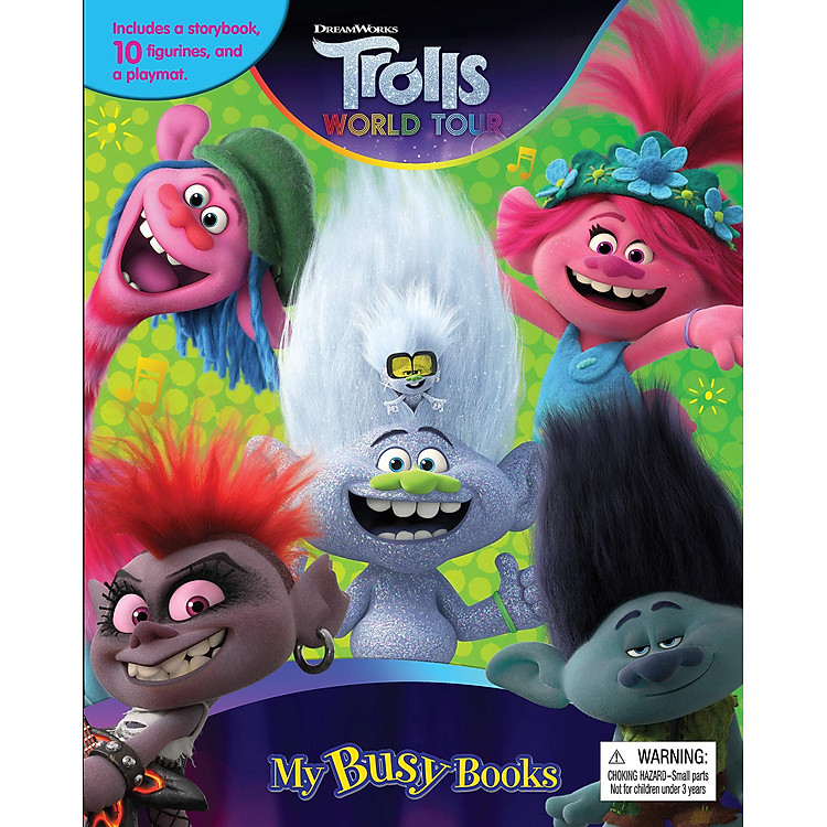 Dreamworks Trolls World Tour My Busy Books - Ảnh 2