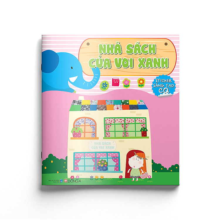 Nhà sách của voi xanh – Sticker sáng tạo CQ