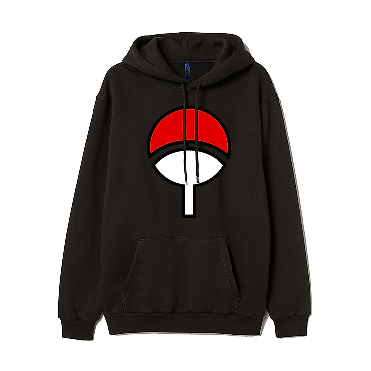 Áo Hoddie Biểu Tượng Uchiha Naruto Anime