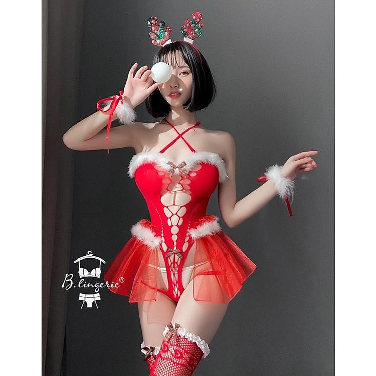 Đồ Ngủ Cosplay Noel Đáng Yêu - B.Lingerie