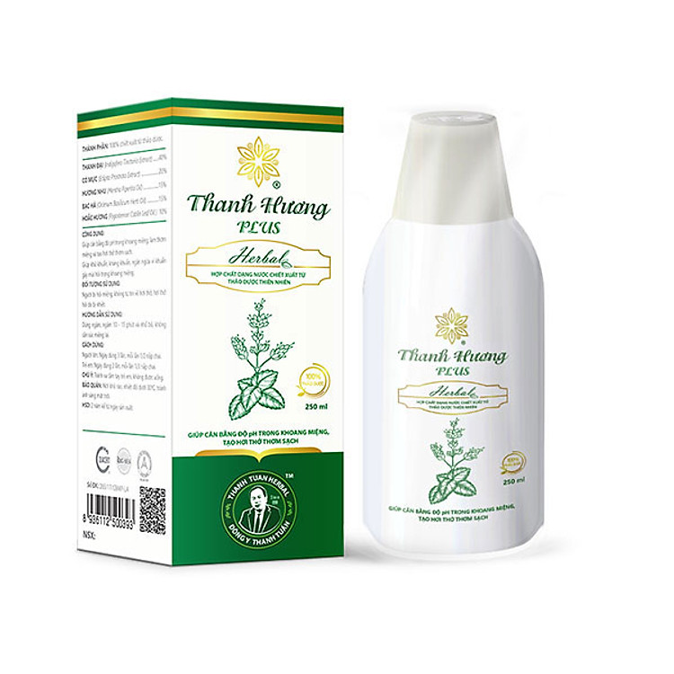 Nước súc miệng thơm miệng Thanh Hương Plus