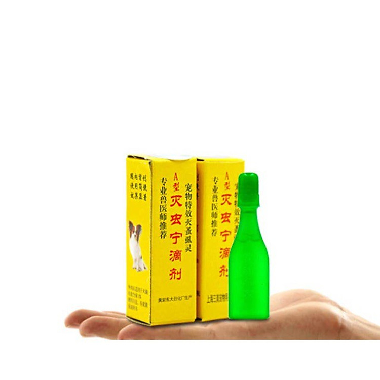 Combo 2 lọ nhỏ gáy trị ve rận (2,5ml)