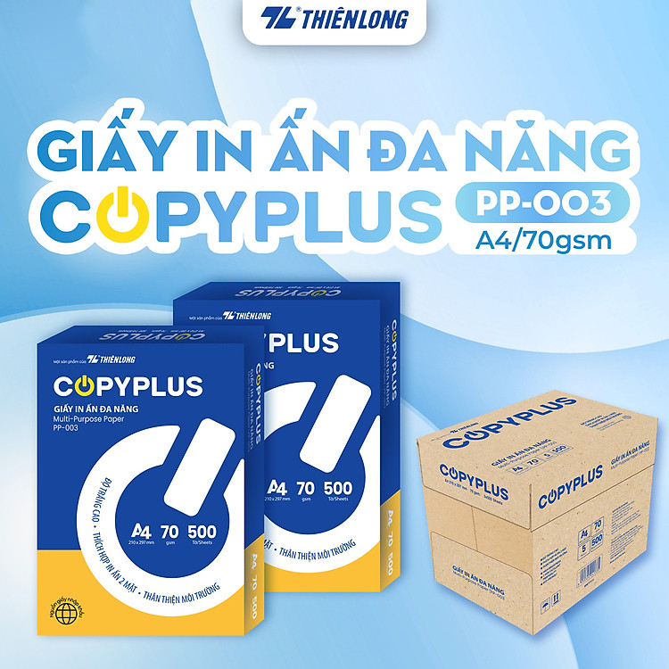 Giấy A4 70gsm Thiên Long Copy Plus PP-003 (500 tờ)