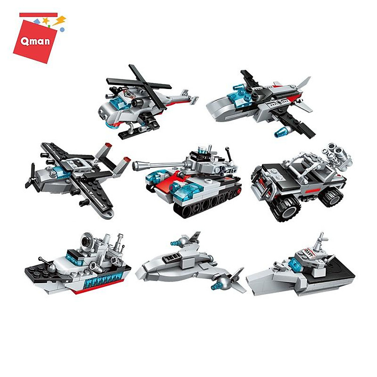 Mua Đồ chơi xếp hình tàu biển Qman 1411 Chính hãng Tiết kiệm - Hình ảnh 5