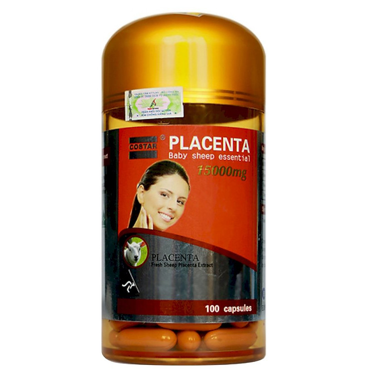 Thực Phẩm Chức Năng Viên Uống Nhau Thai Cừu Costar Placenta Baby Sheep Essential 15000Mg (Hộp 100 Viên)