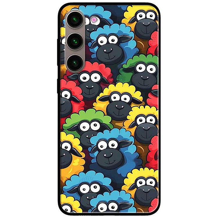 Ốp lưng cho Samsung S21 FE - S23 - S23 Plus - S23 Ultra - S24 - S24 Ultra - Họa Tiết Cừu - Hàng Chính Hãng