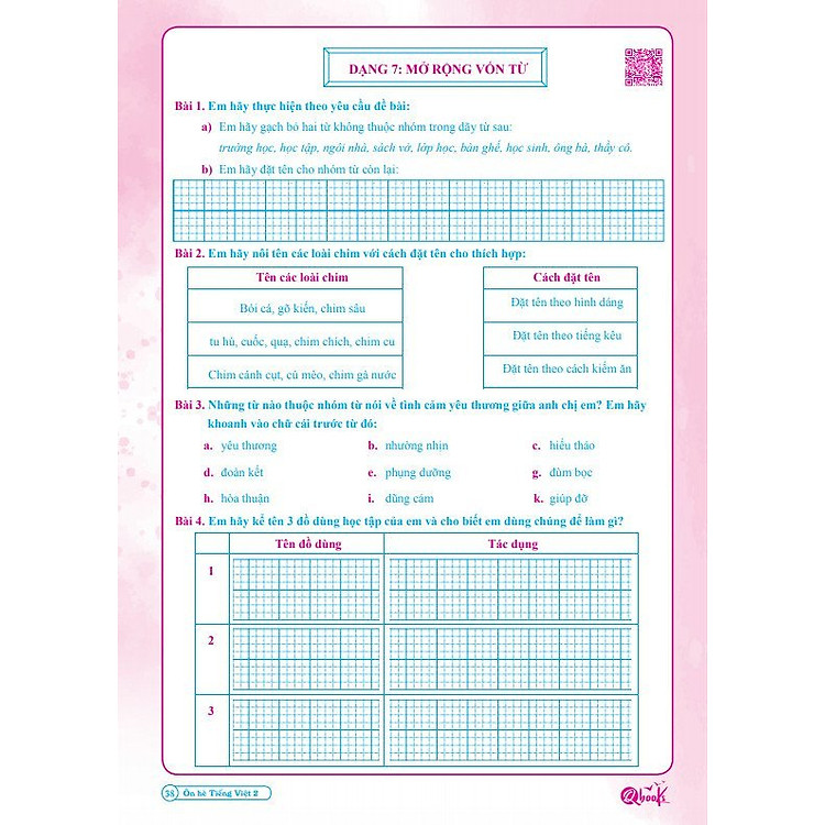 Bộ ÔN HÈ Lớp 2 (Toán + Tiếng Việt) - Ảnh 5