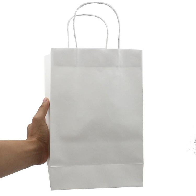 Bộ Túi Kraft (2 chiếc) - Màu Trắng - Ảnh 4