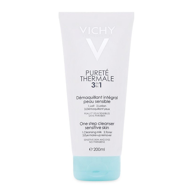 Sữa Rửa Mặt Tẩy Trang 3 Tác Dụng - Purete Thermale One Step Cleanser (3 In 1) Vichy 200ml - 100703307