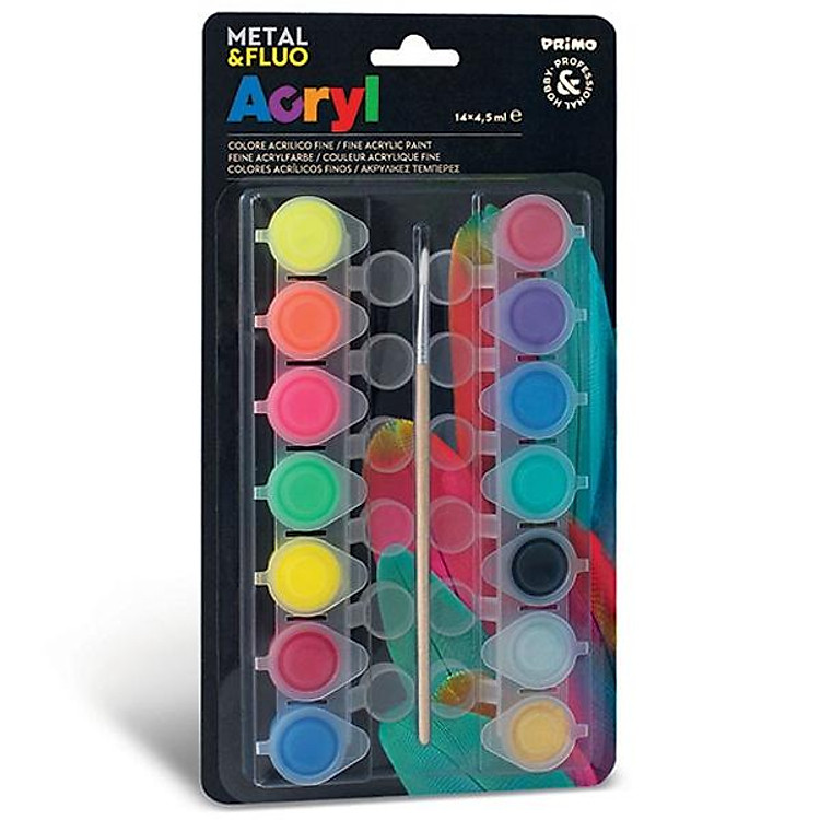 Vỉ 14 Hũ Màu Acrylic 1612T14FM - Ảnh 4