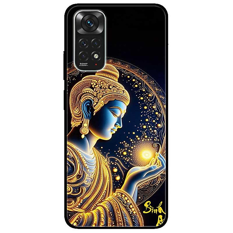 Ốp lưng cho Xiaomi Redmi Note 11 - 11S 4G - Redmi Note 11 5G - 11 Pro Q.Tế - 11 Pro N.Địa - Phật Bình An - Hàng Chính Hãng