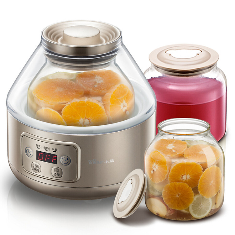 Máy Làm Rượu Gạo / Sữa Chua Tự Động Bear SNJ-A20T1 2 Lít Hai Lớp Kính