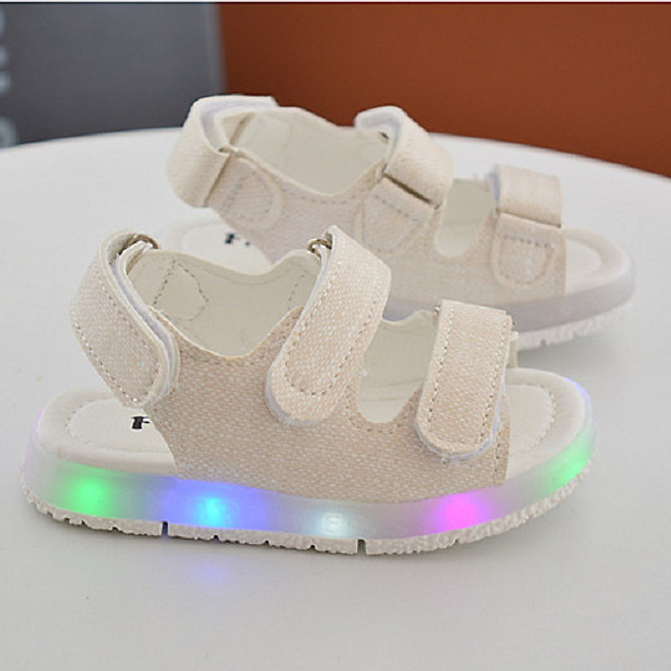 Giày Sandal Đèn Led 02 Trắng