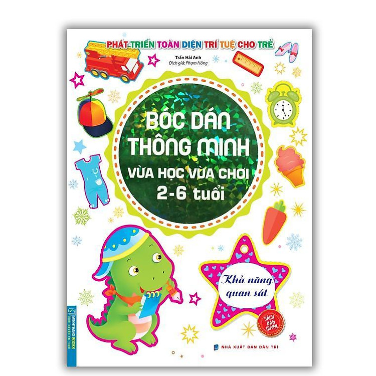 Bóc Dán Thông Minh Vừa Học Vừa Chơi 2 – 6 Tuổi – Khả Năng Quan Sát