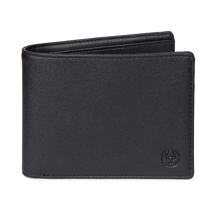 Ví Da Bò Nam KEIO NIPPON Cao Cấp Nhập Khẩu Italia, Khóa Kéo, Kích Thước 12x9,5cm DBNKK12