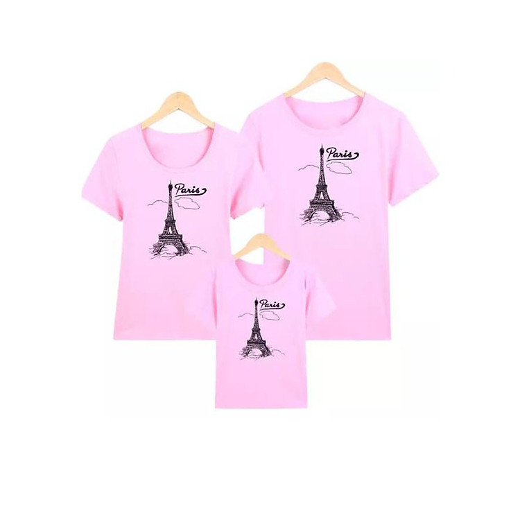 Áo Cho Cả Gia Đình Màu Hồng Cao Cấp