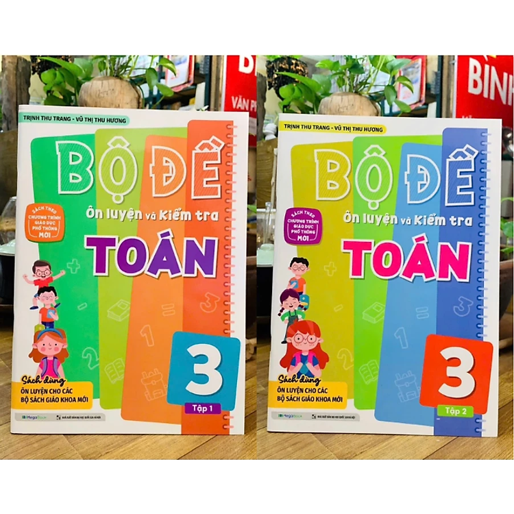 Sách - Bộ Đề Ôn Luyện và Kiểm Tra Toán 3 ( tập 1 + tập 2)