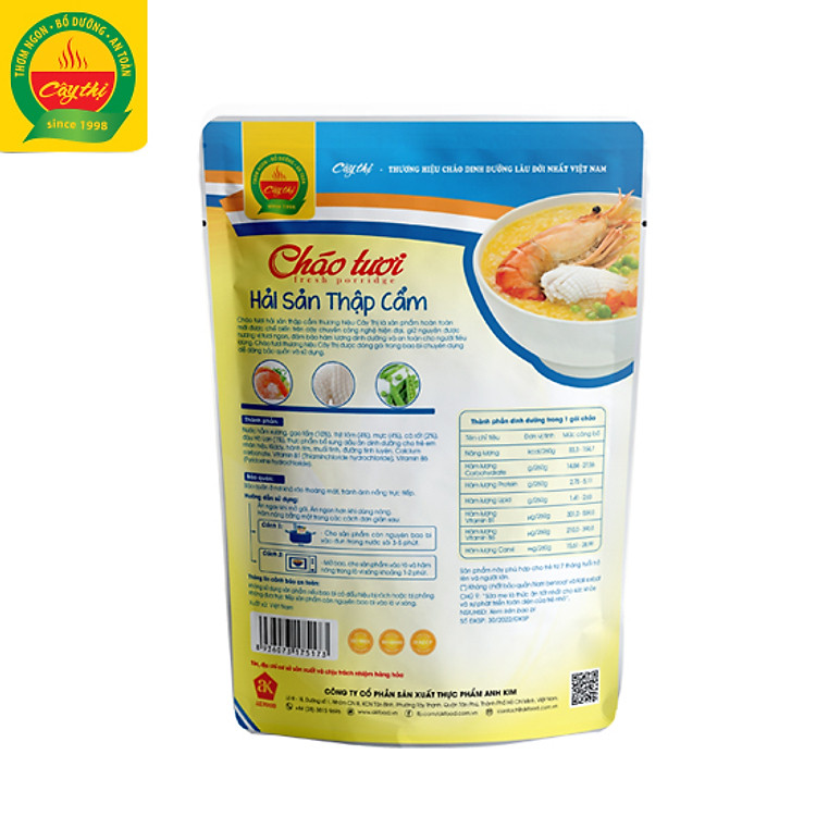 Mua Cháo Tươi Hải Sản Thập Cẩm 240G Uy tín Giá tốt - Hình ảnh 2