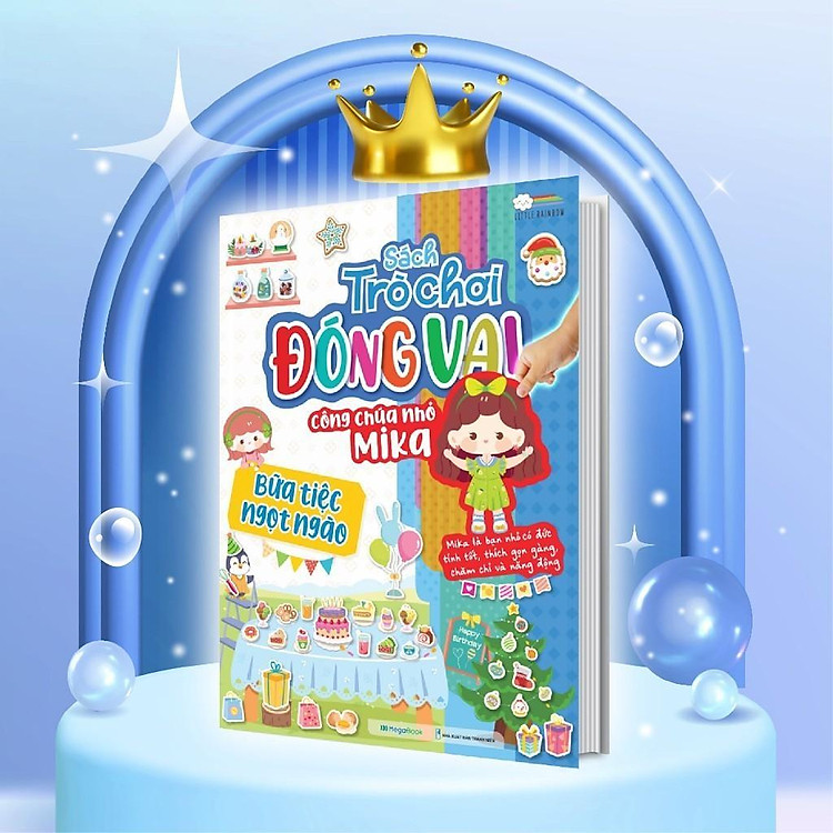 Trò Chơi Đóng Vai Công Chúa Nhỏ Mika – Bữa Tiệc Ngọt Ngào – Bóc Dán 80+ Sticker Đa Dạng Cho Bé Gái