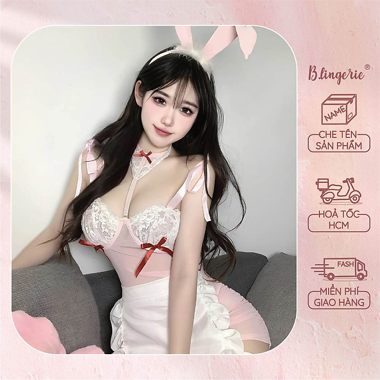 Đồ Cosplay Cô Hầu Thỏ (Kèm Tất) - B.Lingerie