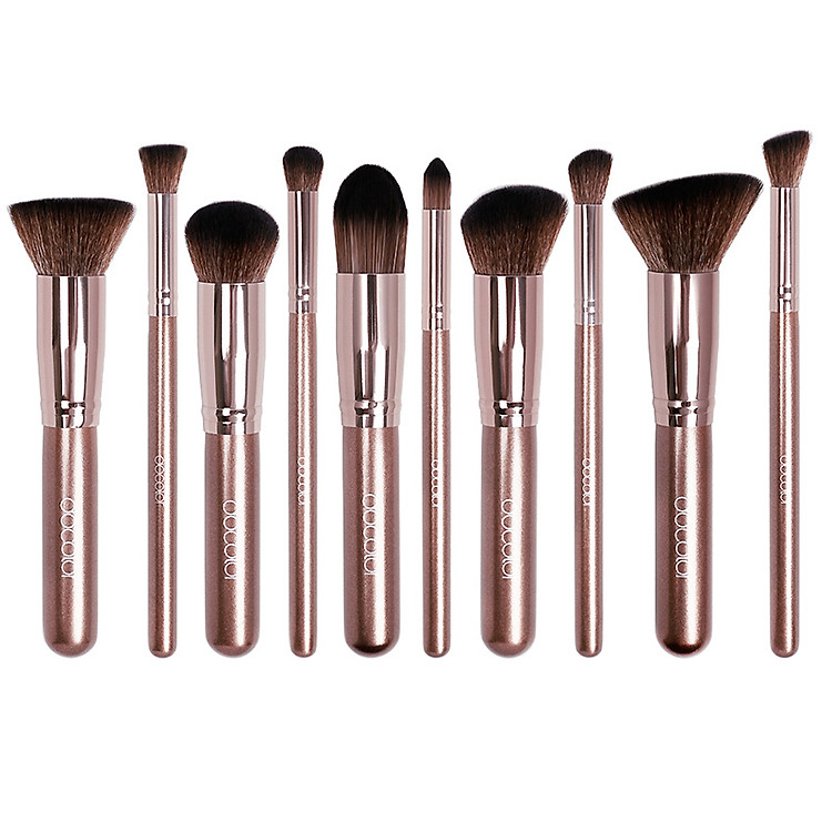 Bộ Cọ Trang Điểm Docolor 10 Pieces Makeup Brushes Set