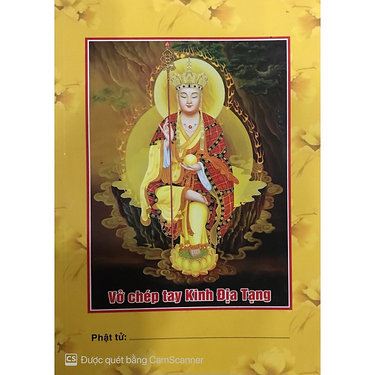 Vở Chép Kinh Địa Tạng