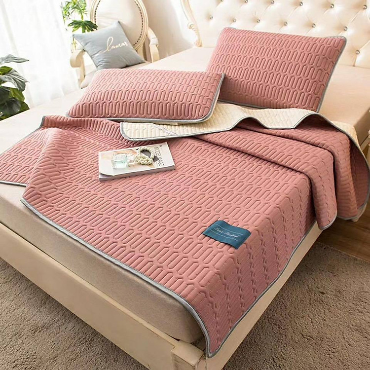 Chiếu điều hòa Tencel latex A - tặng kèm 2 vỏ gối 50x70cm