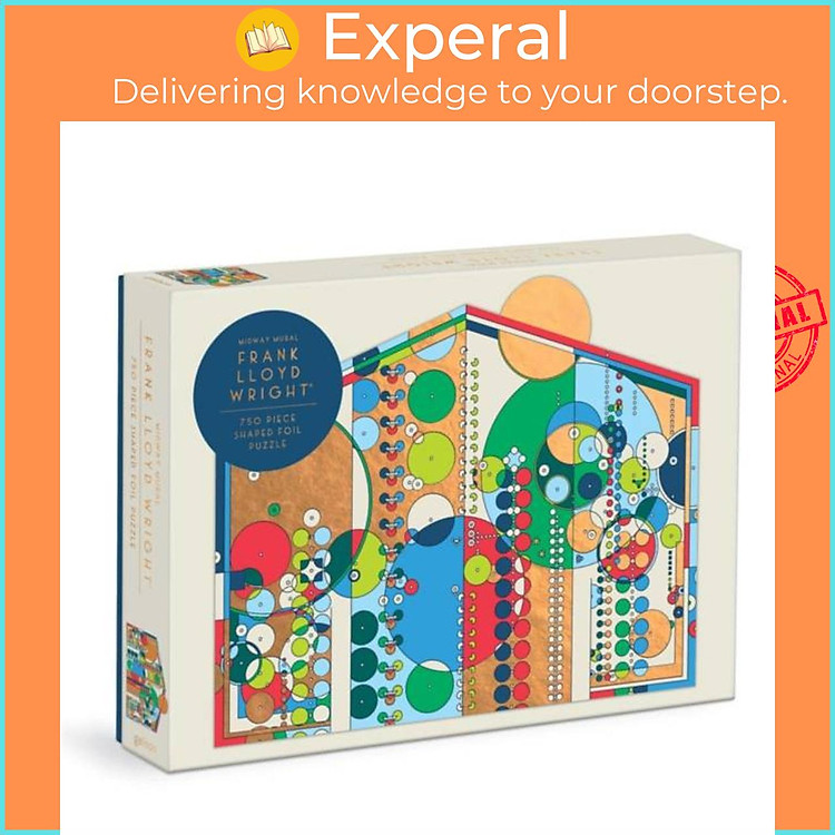 Sách - Frank Lloyd Wright Midway Mural 750 Piece Shaped Foil Puzzle by Galison (UK edition, paperback)