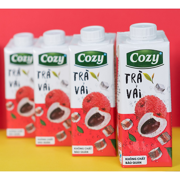 Trà Vải Cozy - lốc 4 hộp