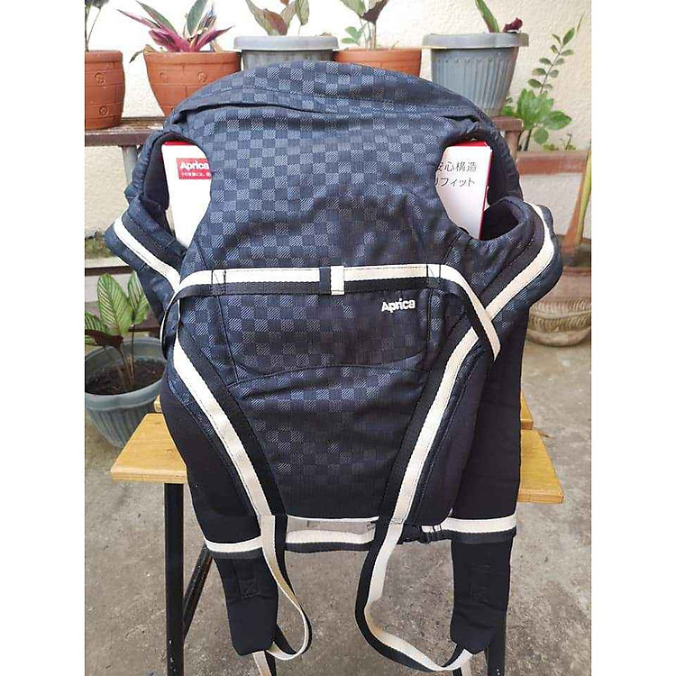 Địu Trẻ Em Aprica Pitta 39400 - Đen Chính hãng Ưu đãi - Hình ảnh 5