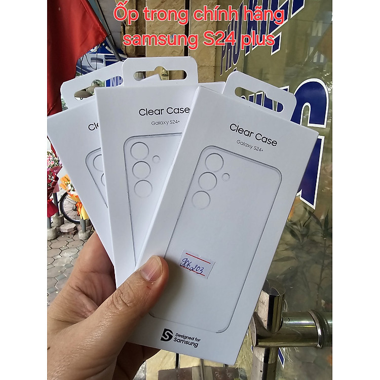 Ốp lưng trong clear case cho samsung Galaxy s24 plus-Hàng Chính hãng