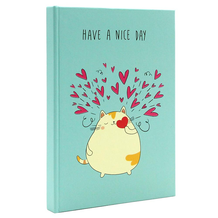 Sổ Bìa Cứng Kẻ Ngang 80gsm - Have A Nice Day (Màu Xanh) - Ảnh 5