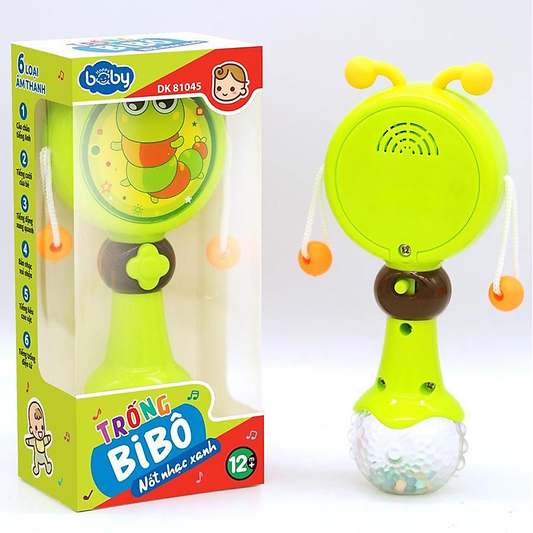 Trống Bi Bô - Nốt Nhạc Xanh Chính hãng Tiết kiệm - Hình ảnh 3